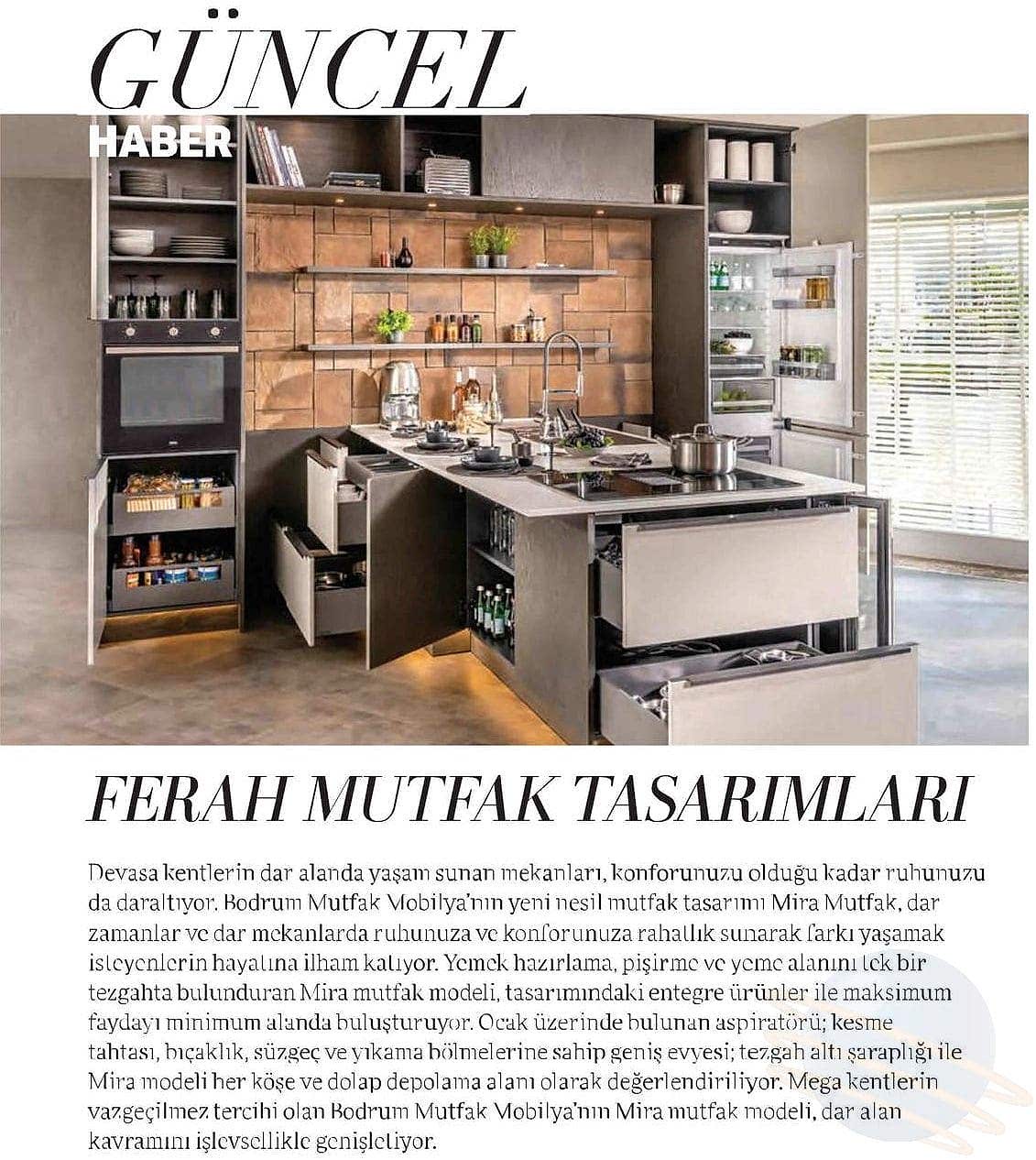 Ferah Mutfak Tasarımları